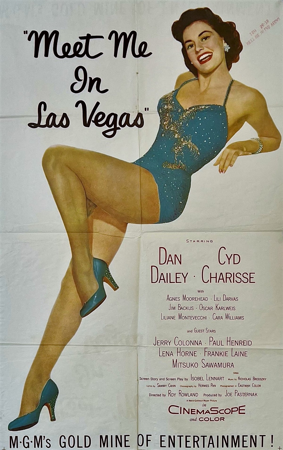 Meet Me in Las Vegas - Authentic Vintage Poster