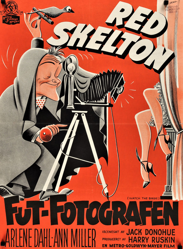 Fut Fotografen - Watch the Birdie - Authentic Vintage Poster