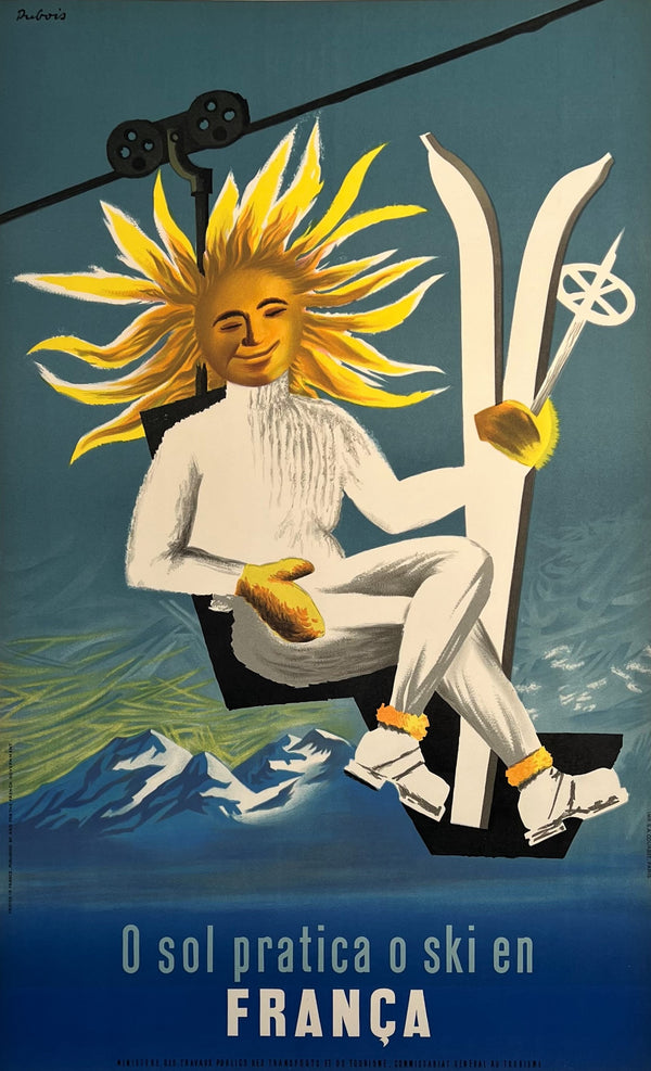 Franca Ski - Authentic Vintage Poster
