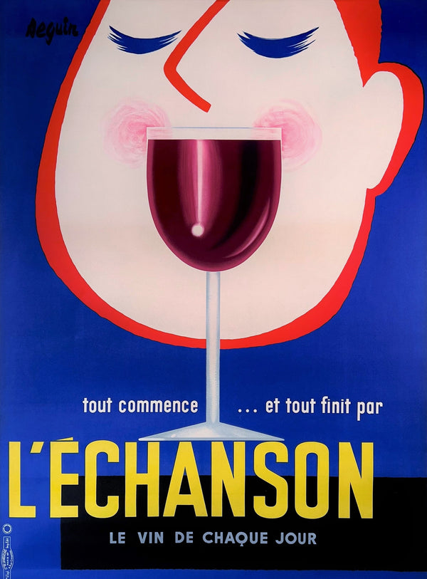 L'Echanson By Seguin - Authentic Vintage Poster