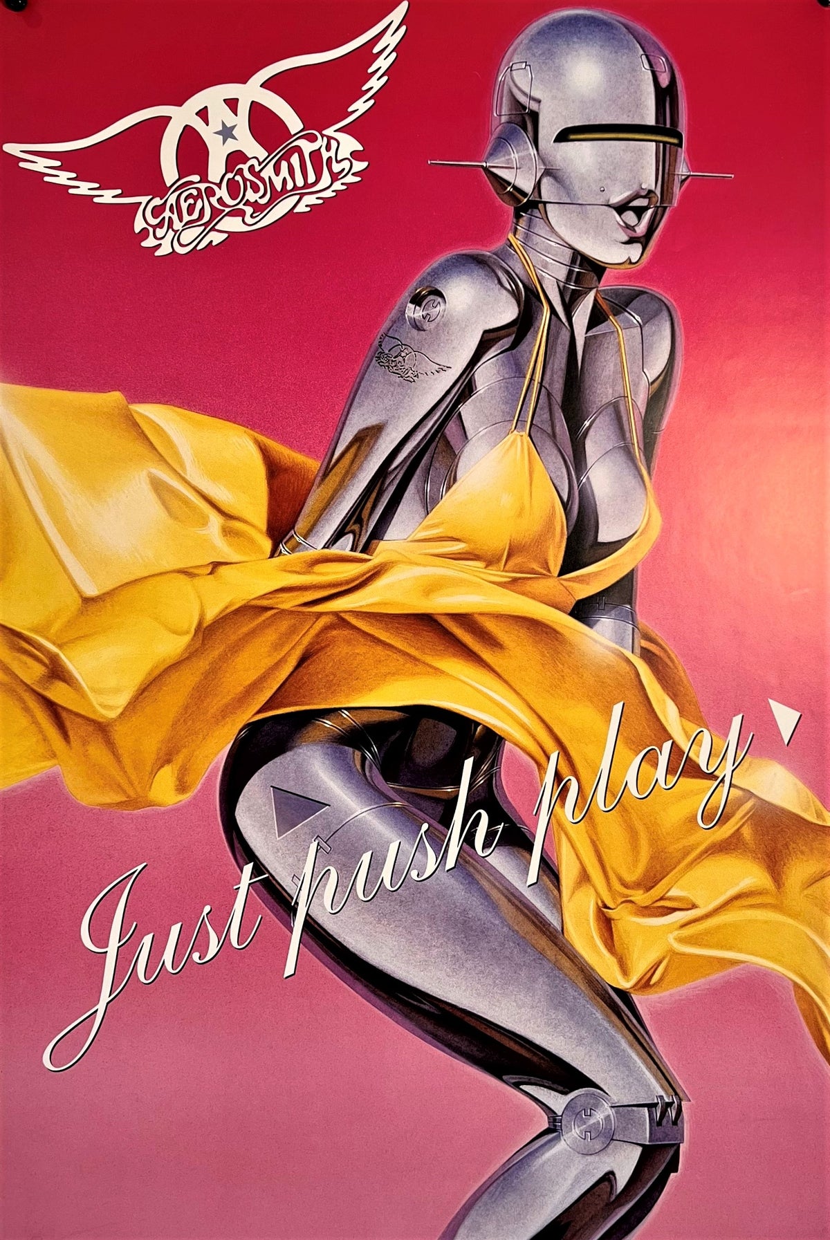 Aerosmith- Just Push Play - Authentic Vintage Poster