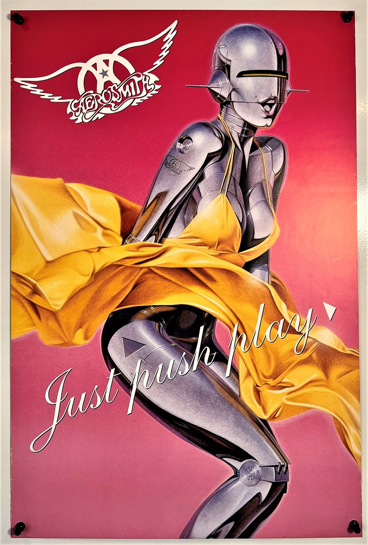 Aerosmith- Just Push Play - Authentic Vintage Poster