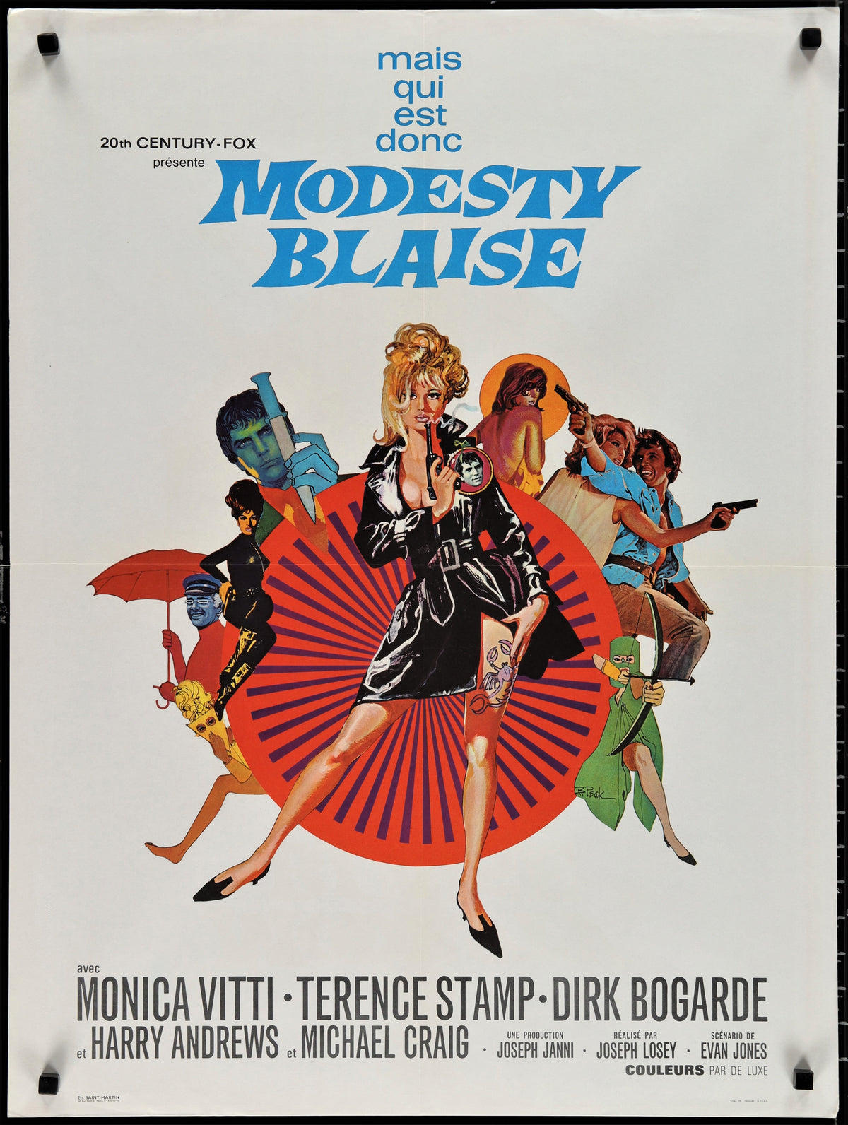 Modesty Blaise - Authentic Vintage Poster