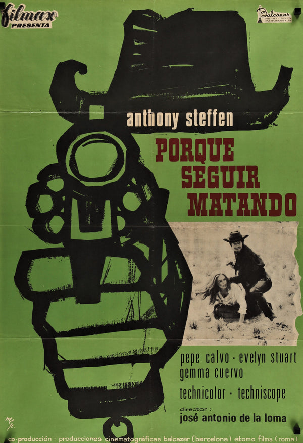 Blood at Sundown- Porque Seguir Matando - Authentic Vintage Poster