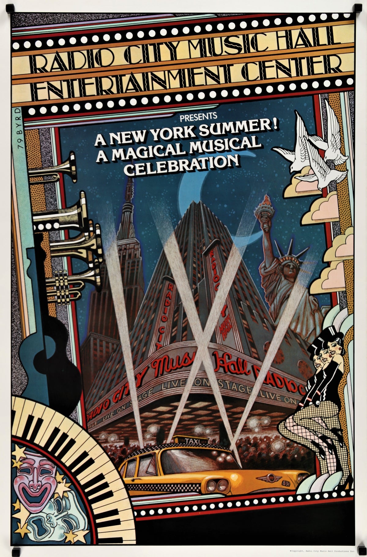 New York Summer - Authentic Vintage Poster