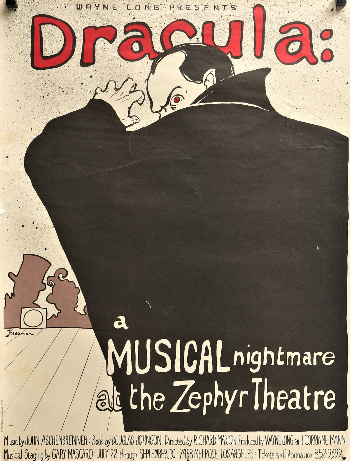 Dracula: A Musical Nightmare - Authentic Vintage Poster
