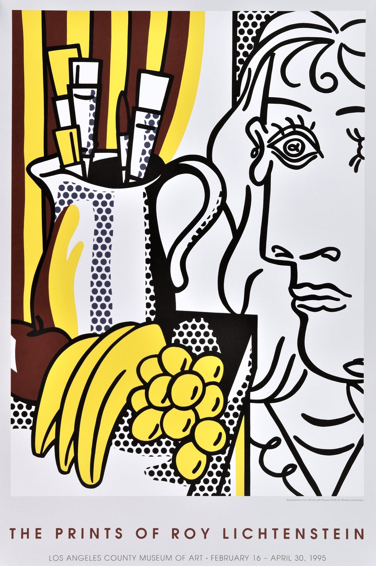 Roy Lichtenstein - Picasso - Authentic Vintage Poster