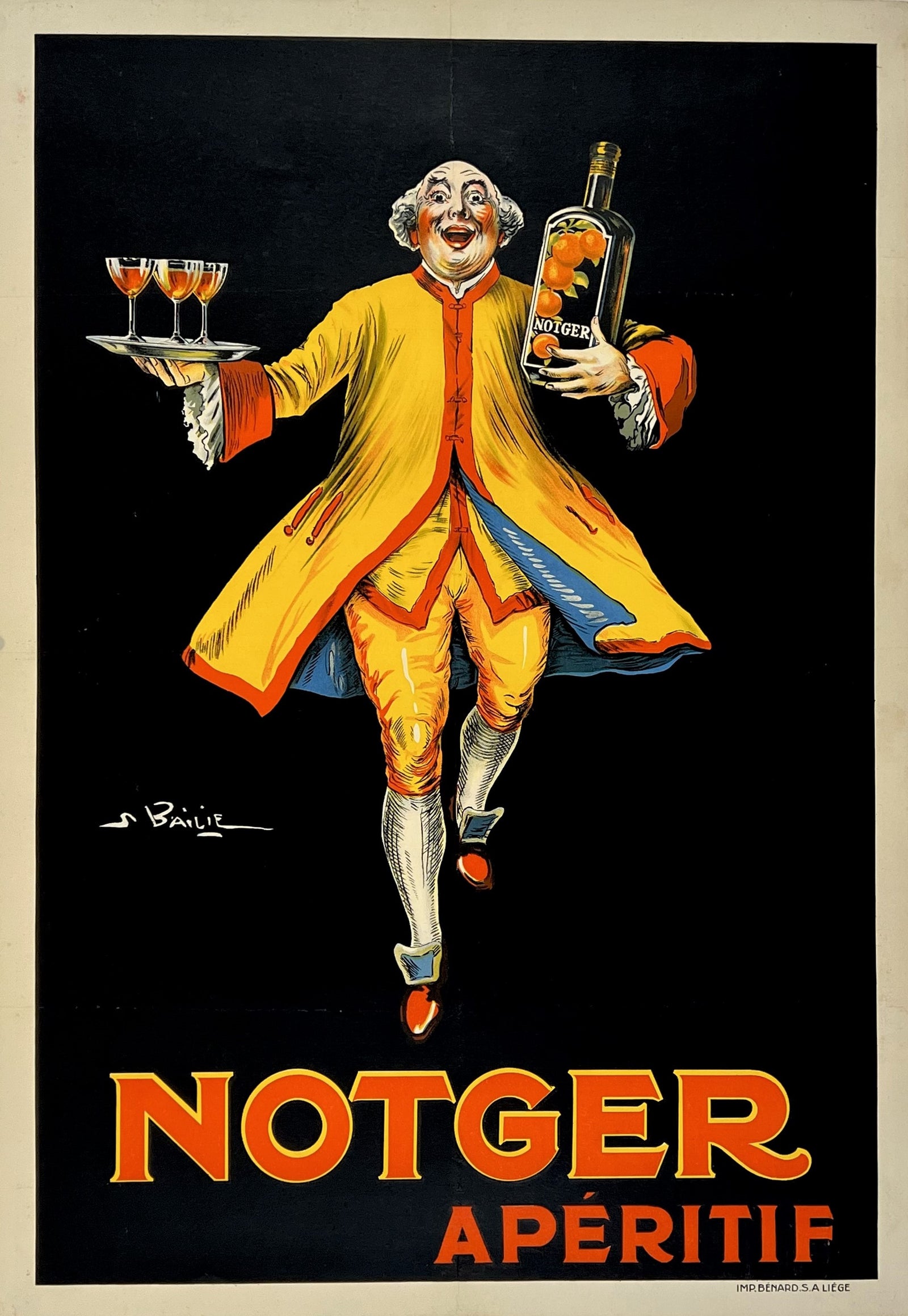 Notger Aperitif - Authentic Vintage Poster