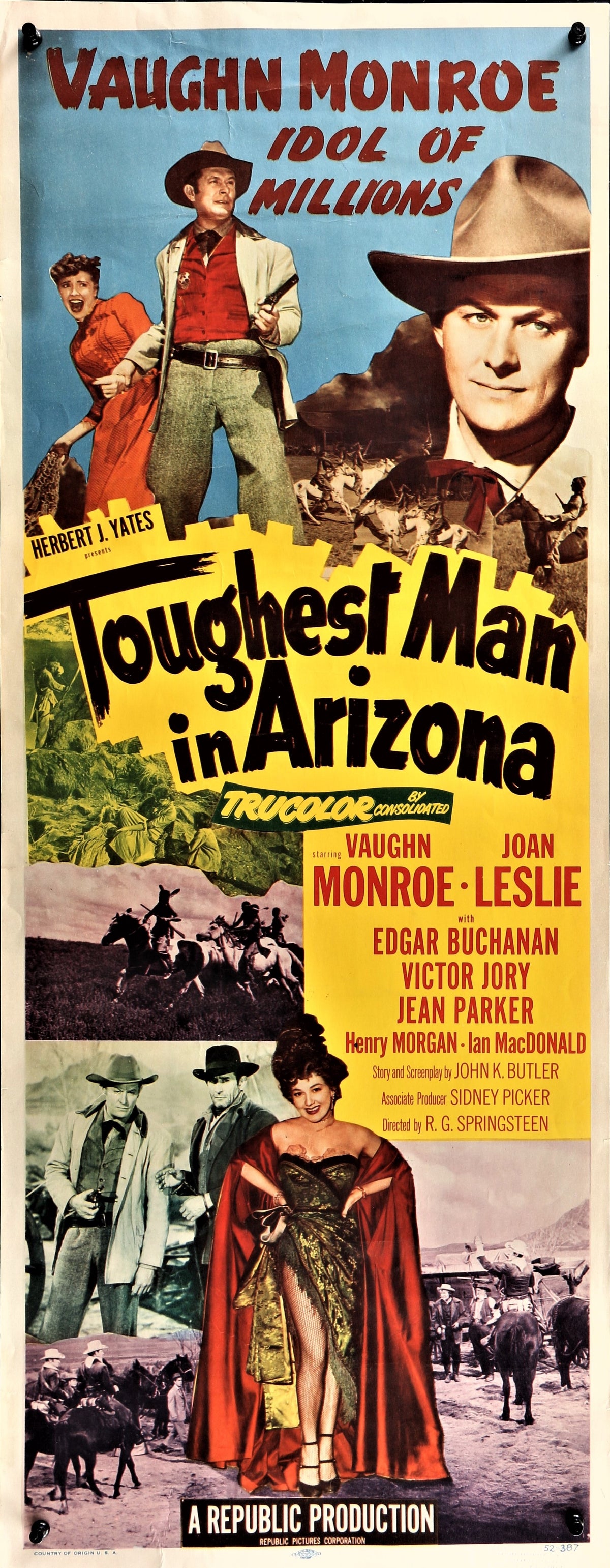 Toughest Man in Arizona - Authentic Vintage Poster