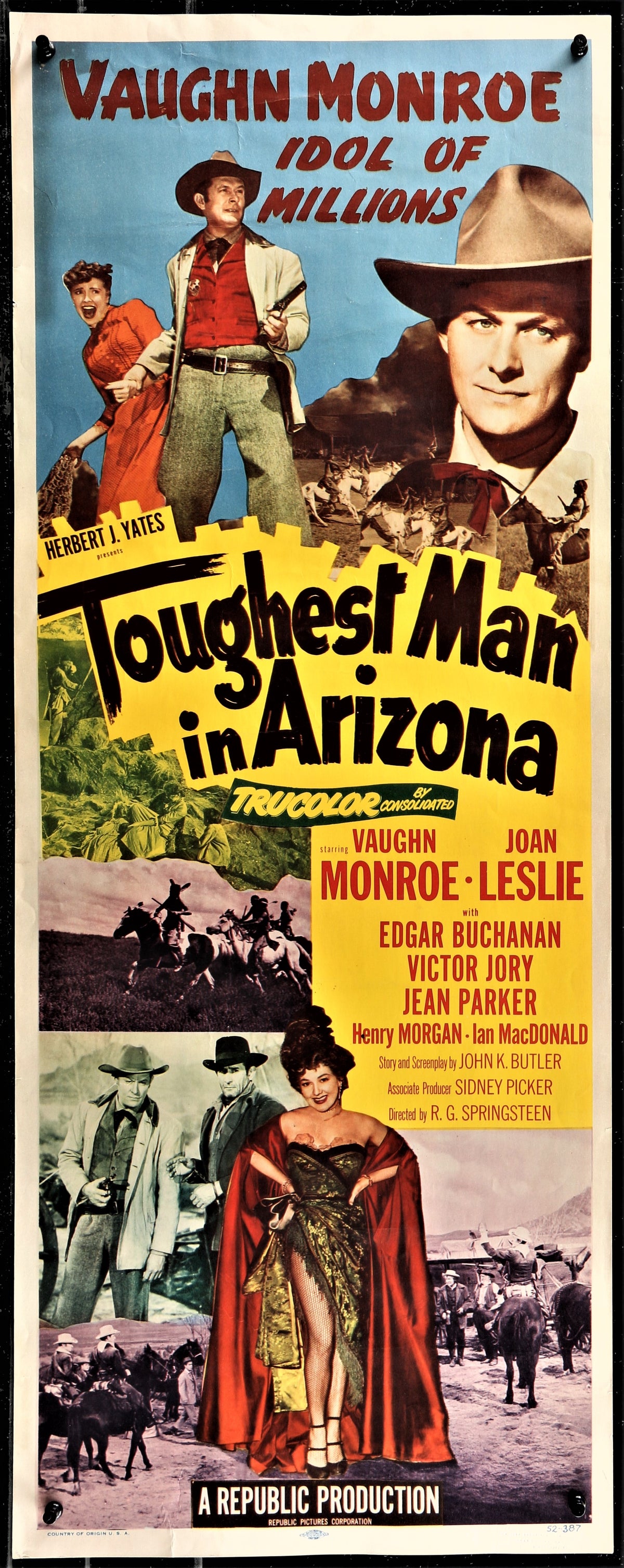 Toughest Man in Arizona - Authentic Vintage Poster