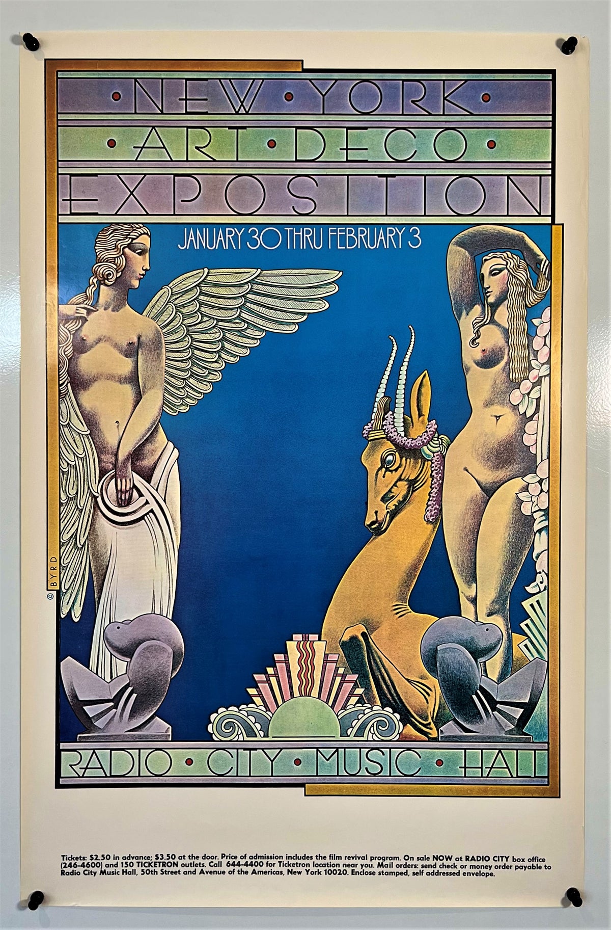 New York Expo by David Byrd - Authentic Vintage Poster