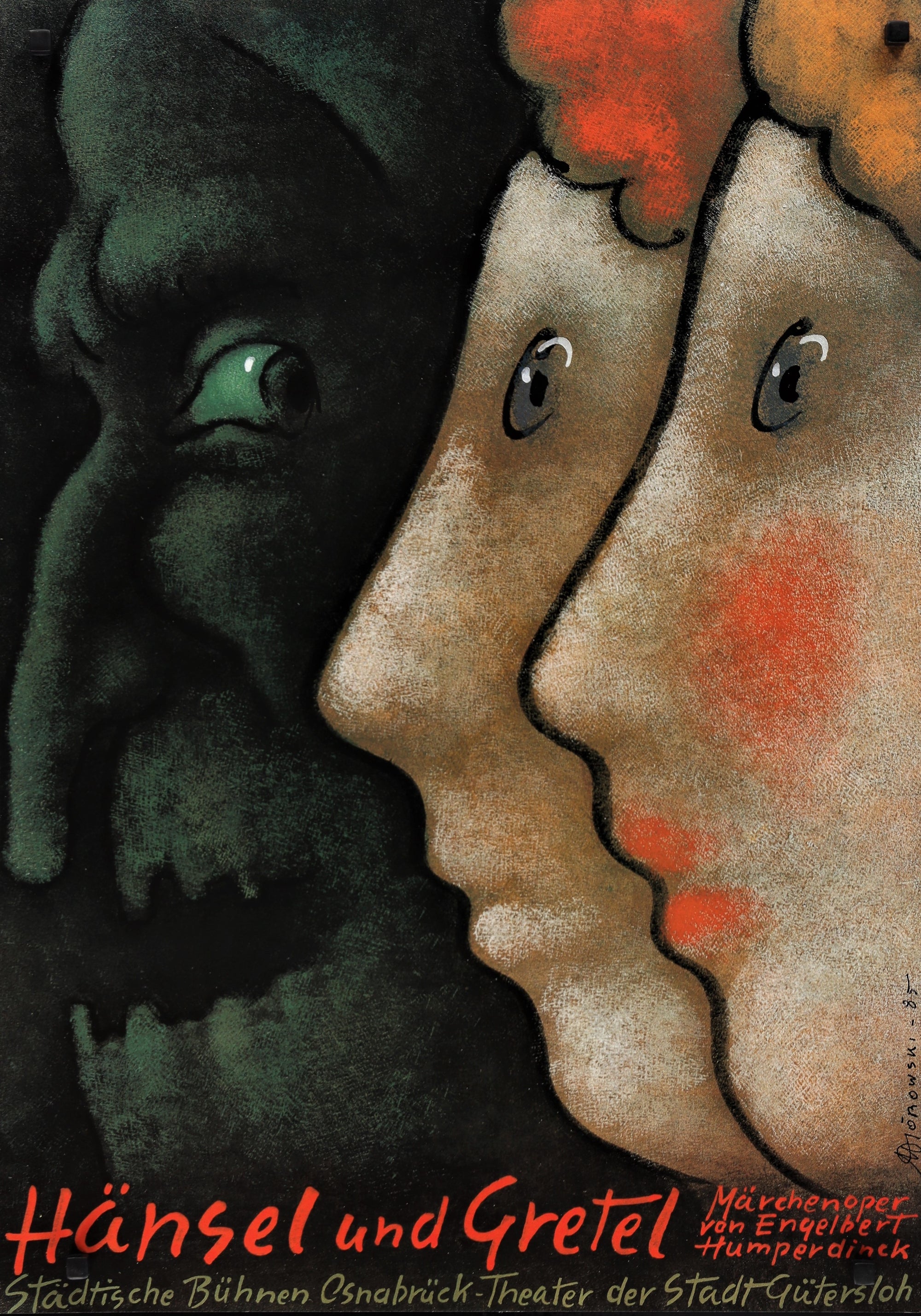 Hansel Und Gretel - Authentic Vintage Poster