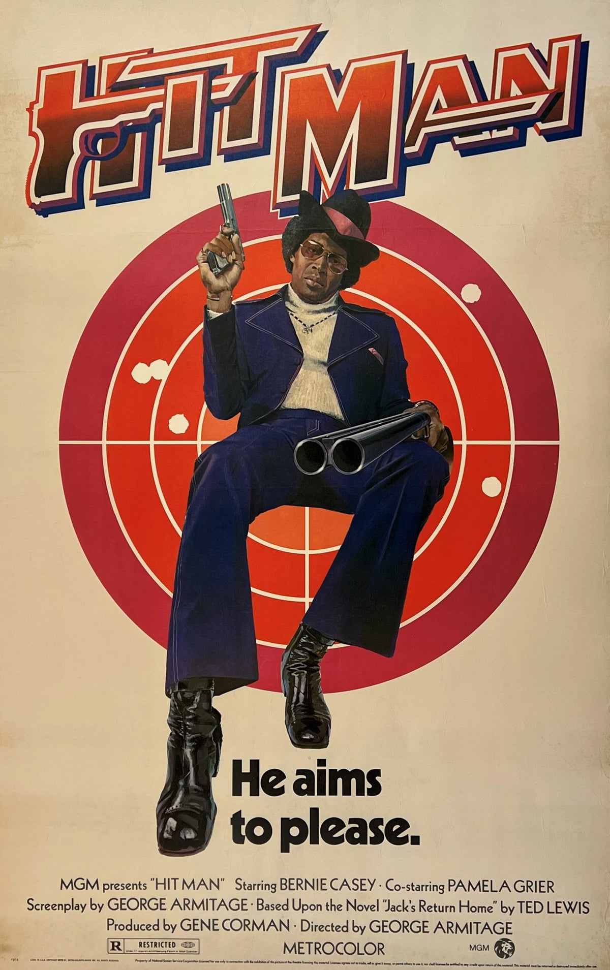 Hit Man- XL - Authentic Vintage Poster