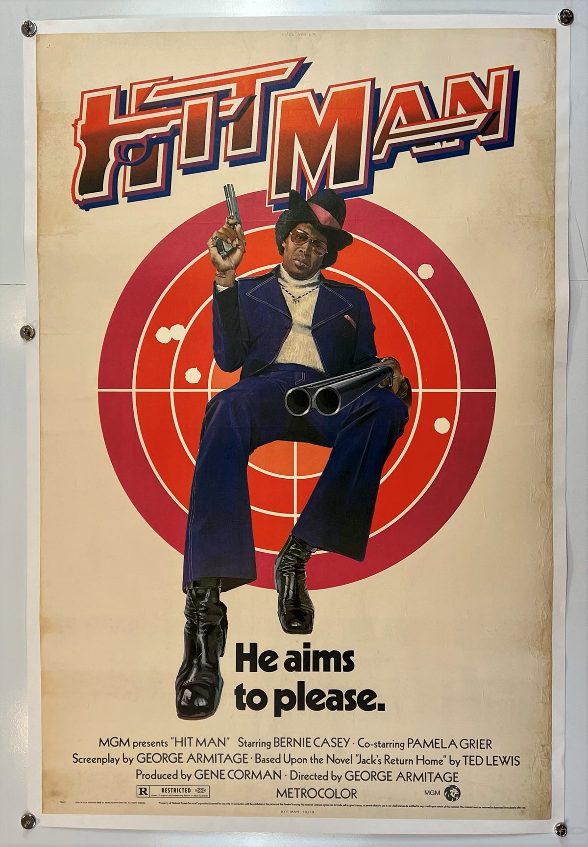 Hit Man- XL - Authentic Vintage Poster