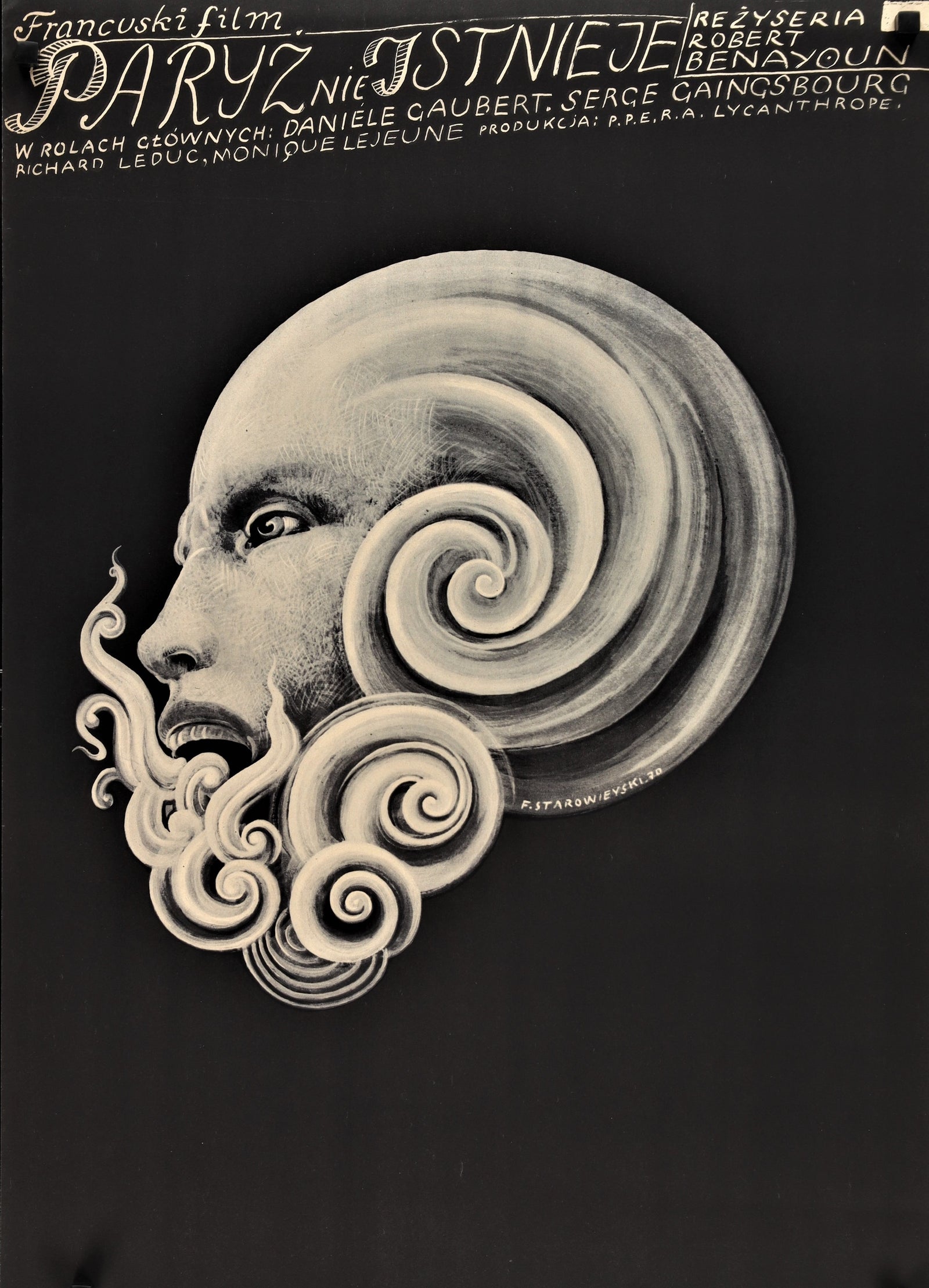 Paris Does Not Exist - Authentic Vintage Poster