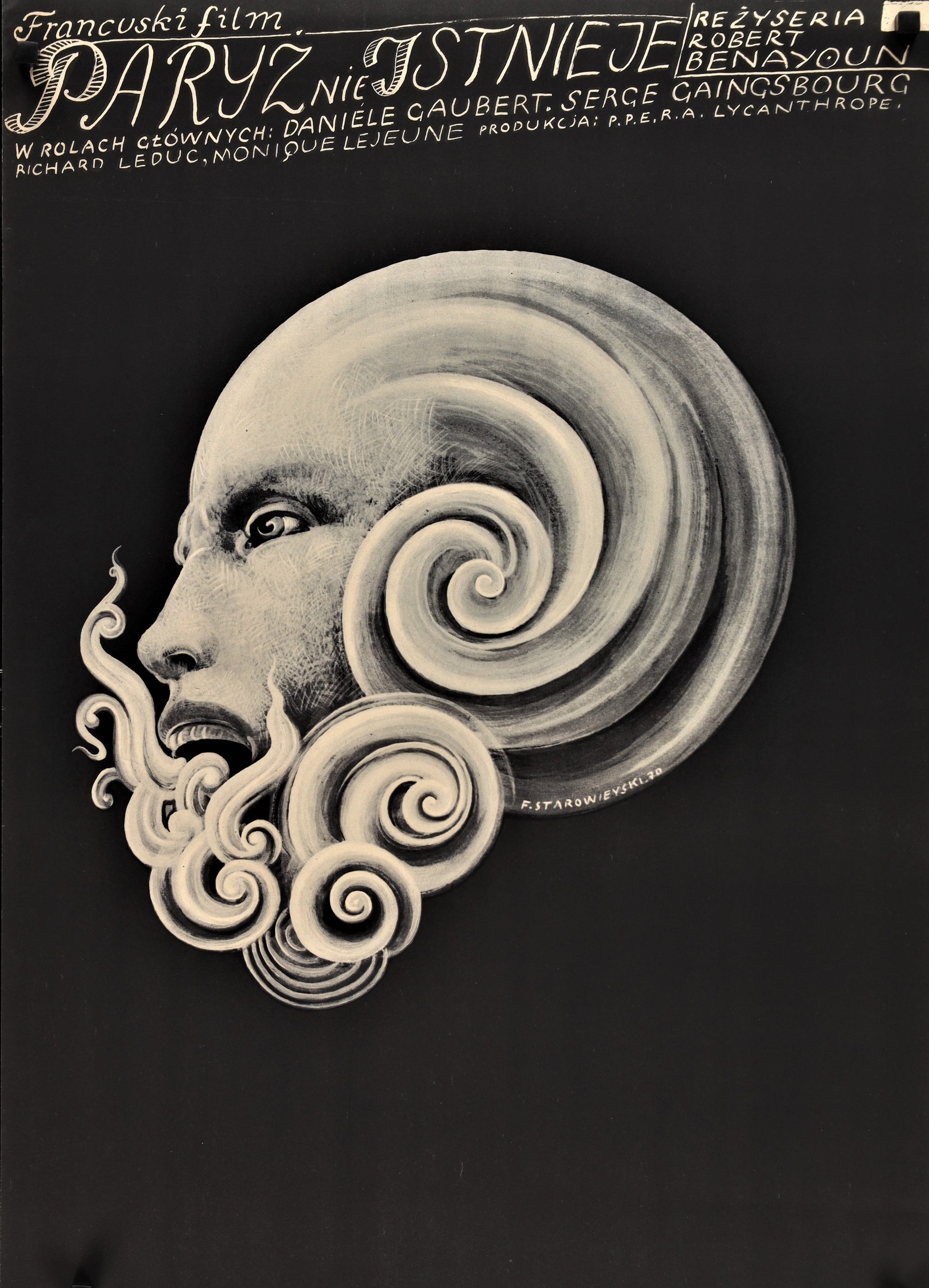 Paris Does Not Exist - Authentic Vintage Poster