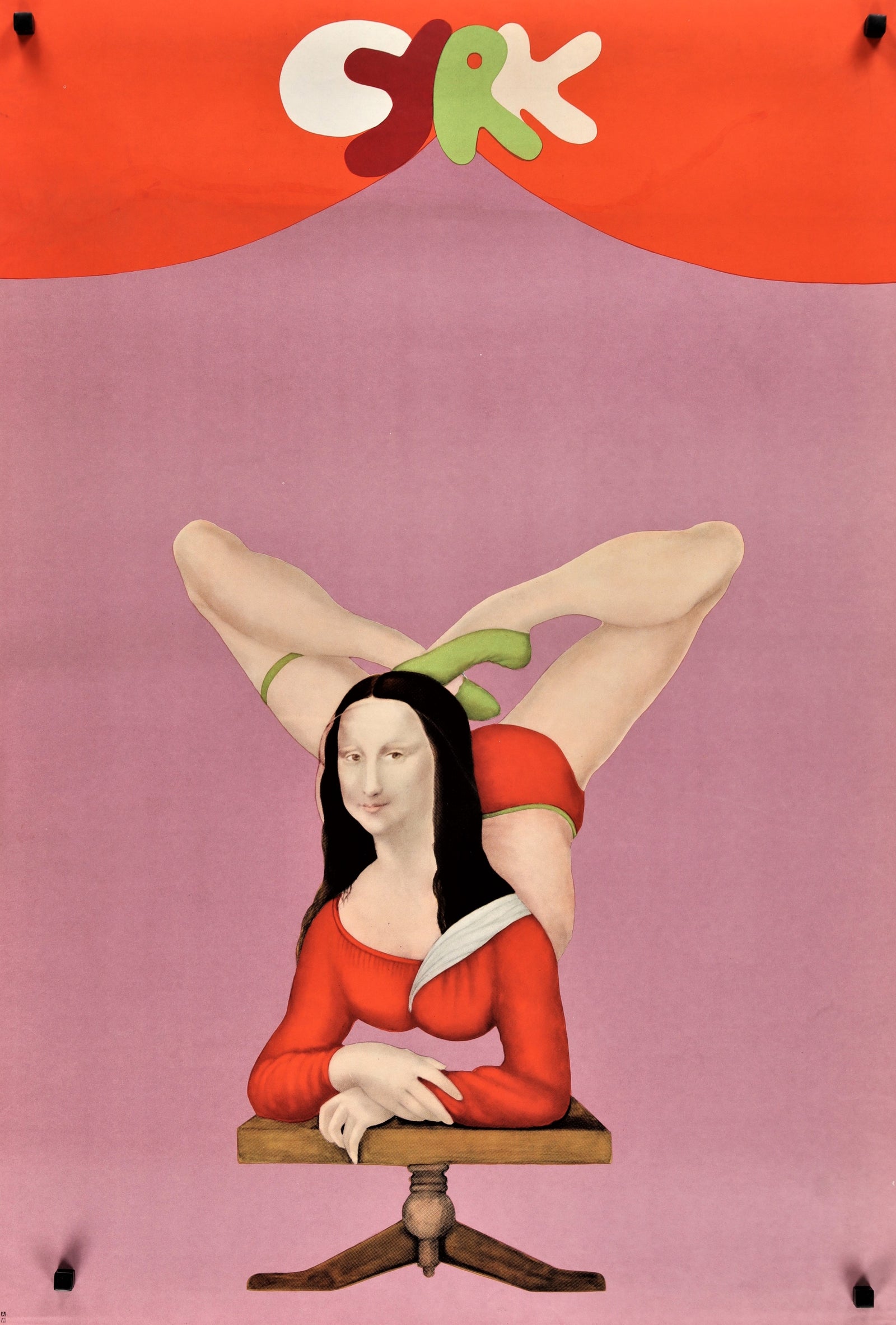 Cyrk- Mona Lisa - Authentic Vintage Poster