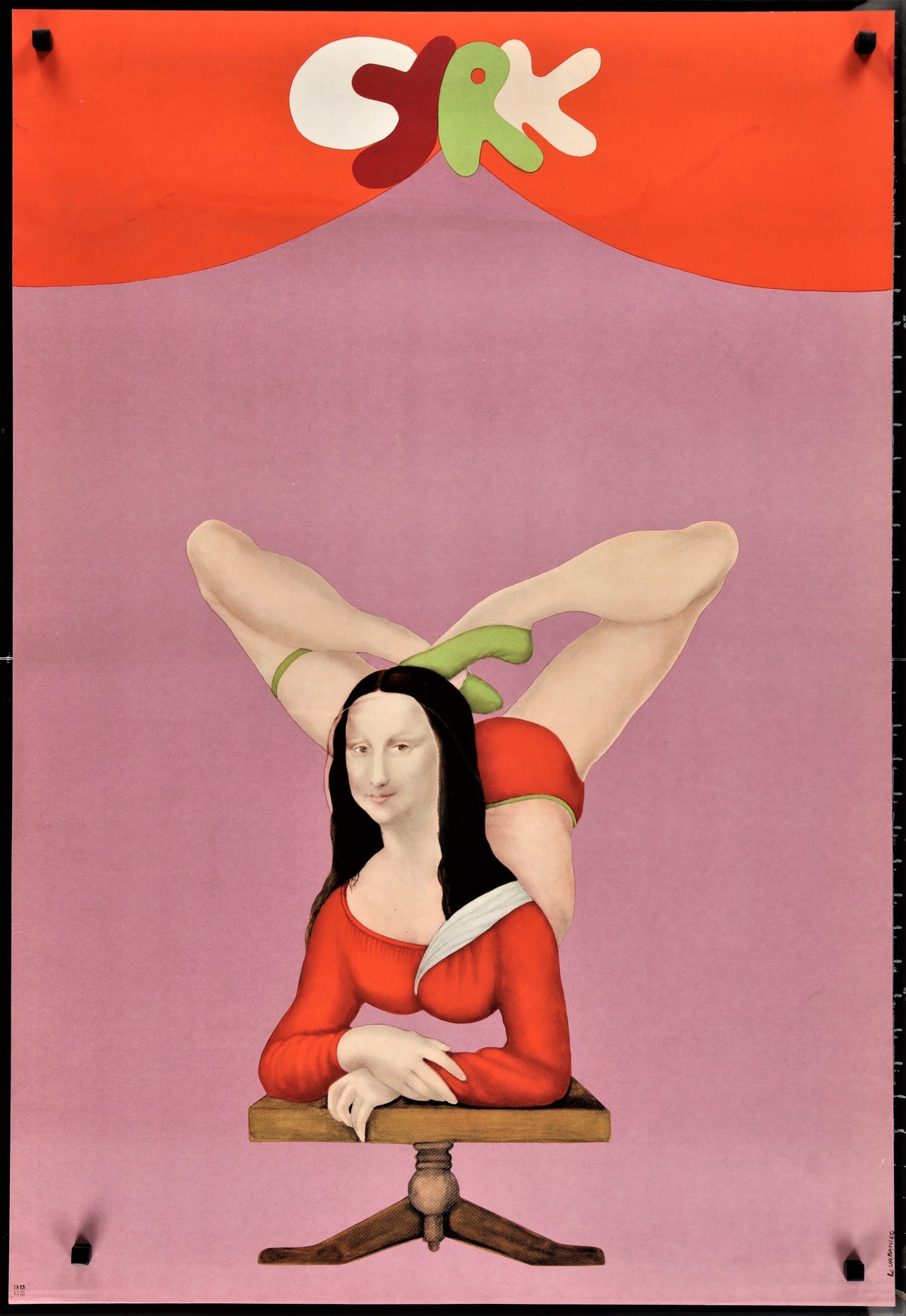 Cyrk- Mona Lisa - Authentic Vintage Poster