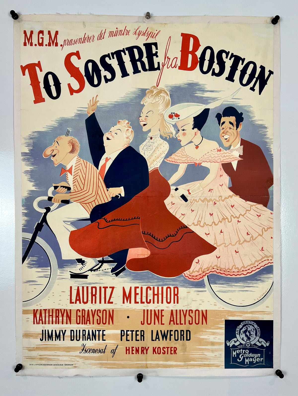 To Sostre fra Boston - Authentic Vintage Poster