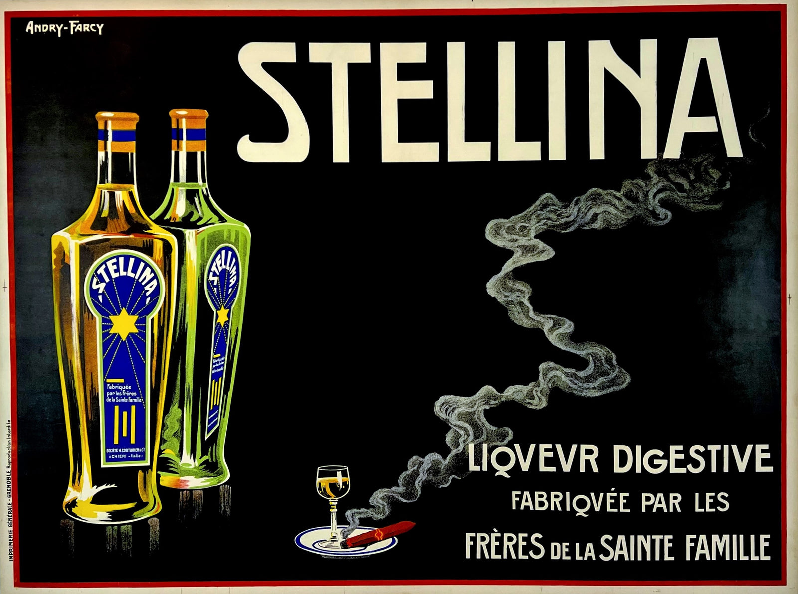 Stellina Liqeur - Authentic Vintage Poster