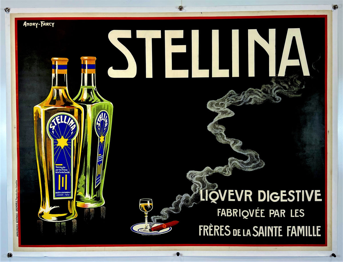 Stellina Liqeur - Authentic Vintage Poster