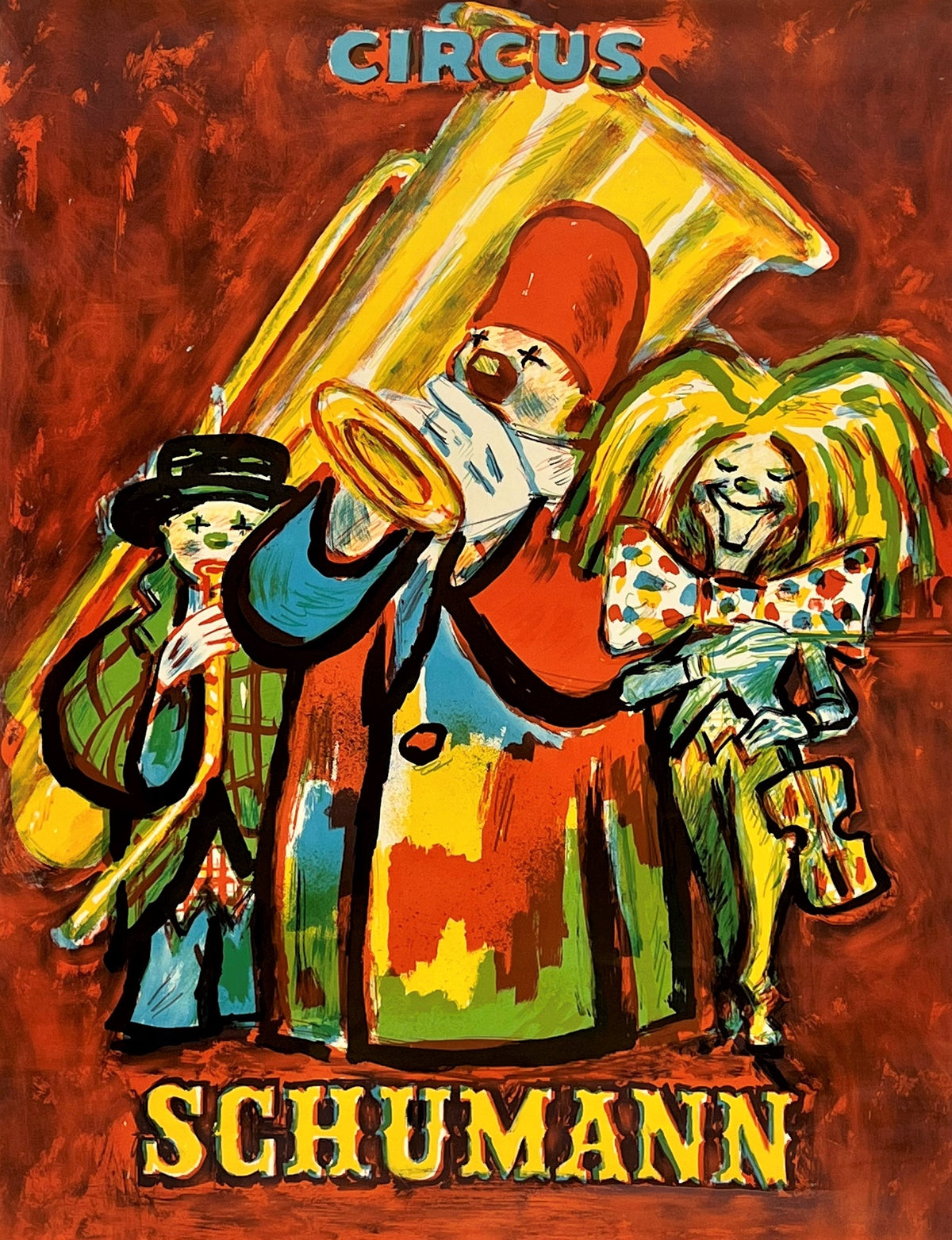 Circus Clowns- Stockmarr - Authentic Vintage 