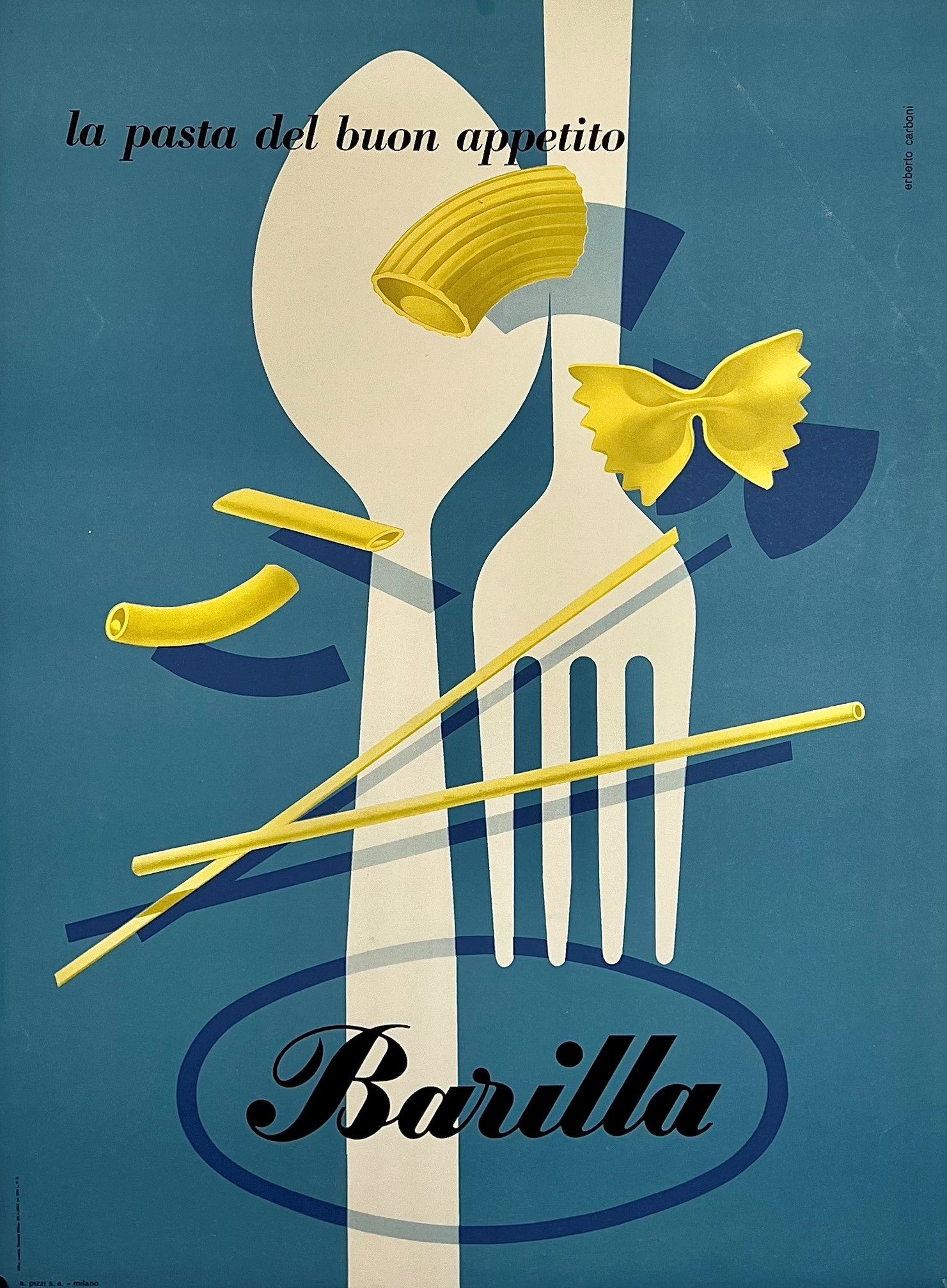 Barilla Pasta - Authentic Vintage Poster