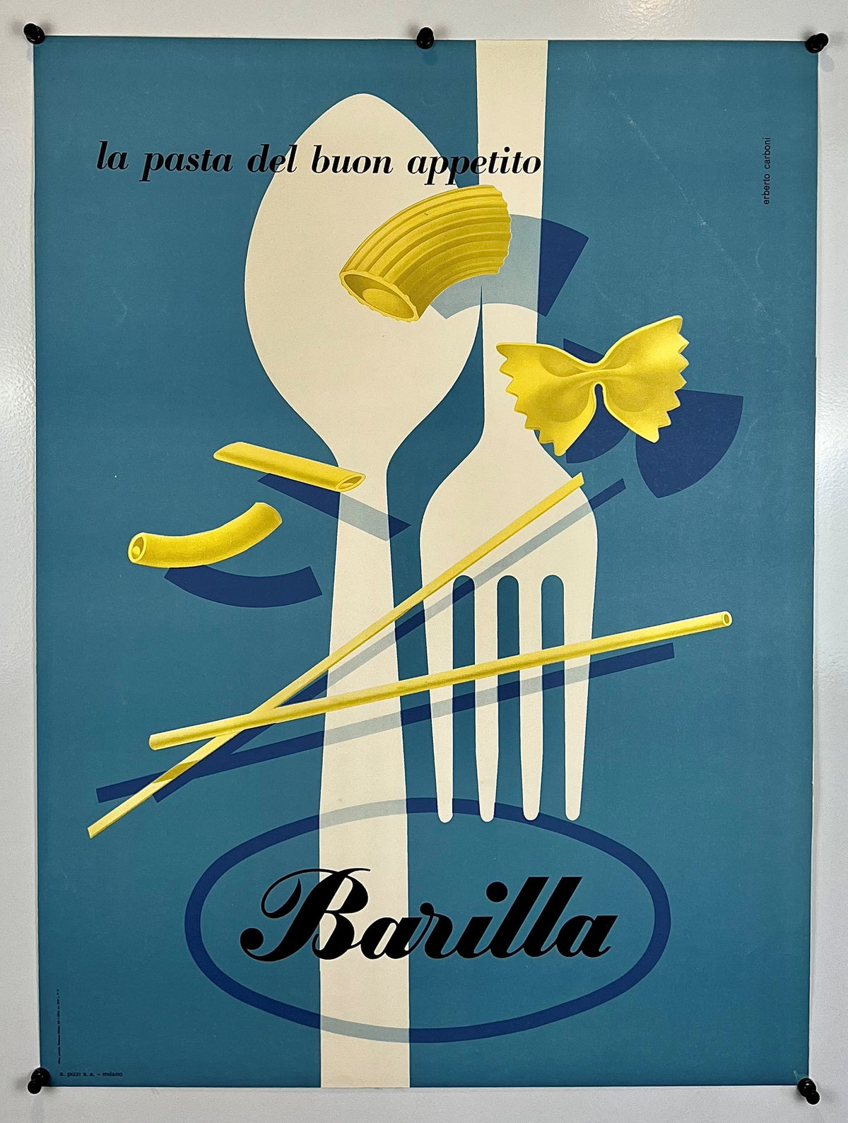 Barilla Pasta - Authentic Vintage Poster