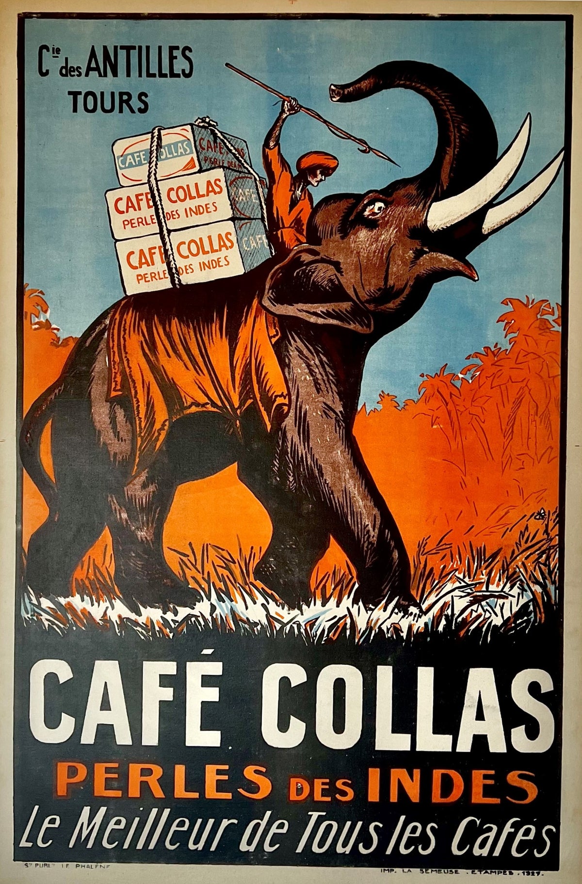 Café Collas - Authentic Vintage Poster