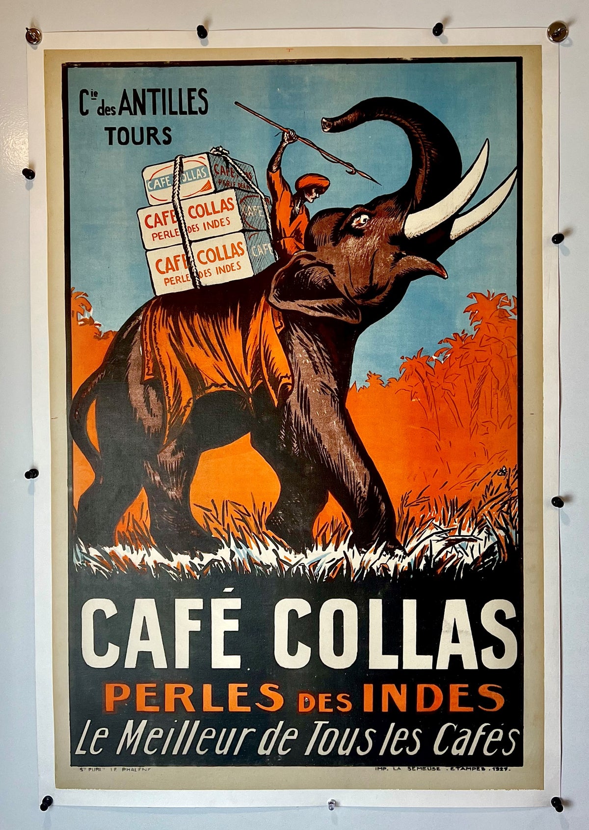 Café Collas - Authentic Vintage Poster