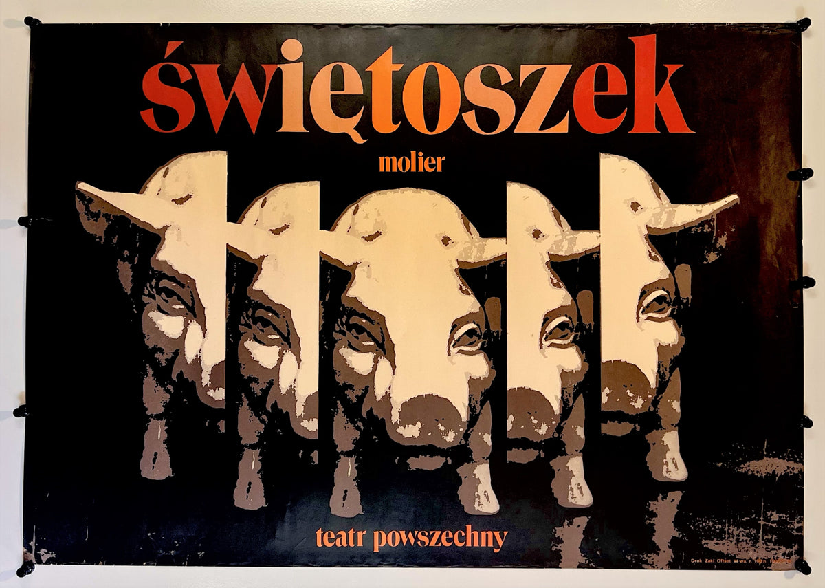 Swietoszek Pigs - Authentic Vintage Poster