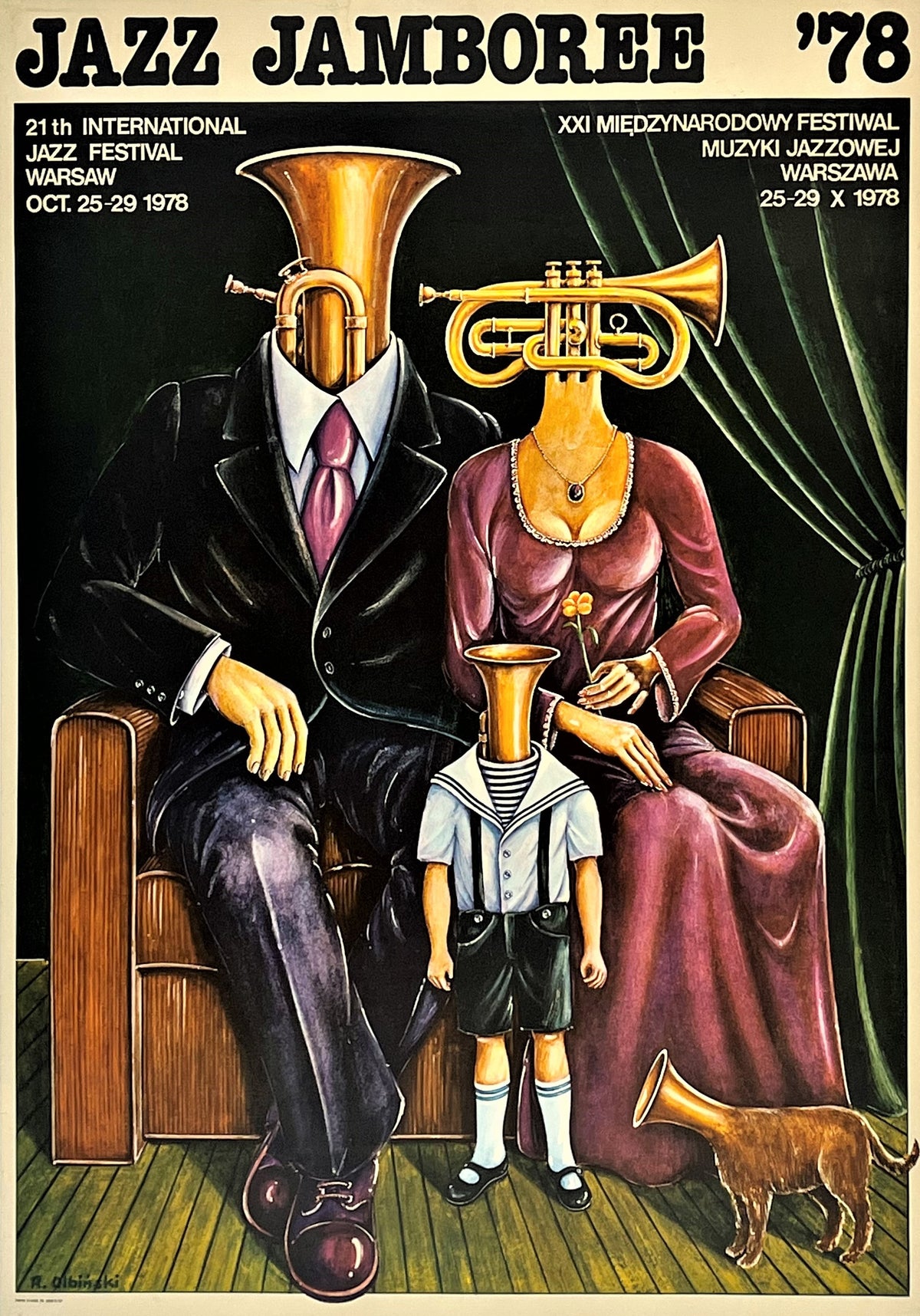 Jazz Jamboree Family - Authentic Vintage Poster