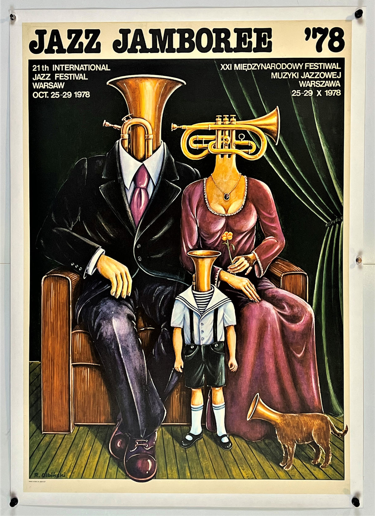 Jazz Jamboree Family - Authentic Vintage Poster