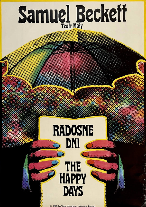 The Happy Days- Polish Theatre - Authentic Vintage Poster