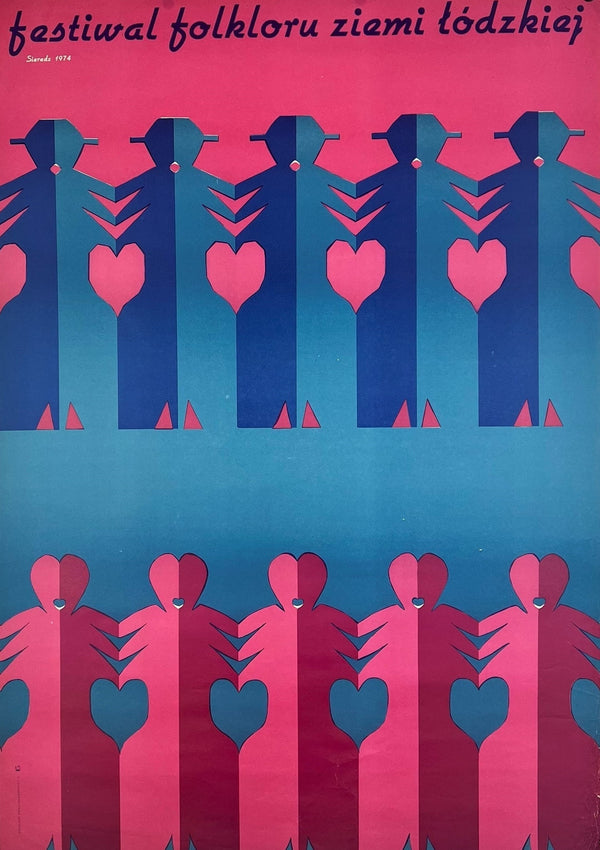 Polish Folklore Festival - Authentic Vintage Poster