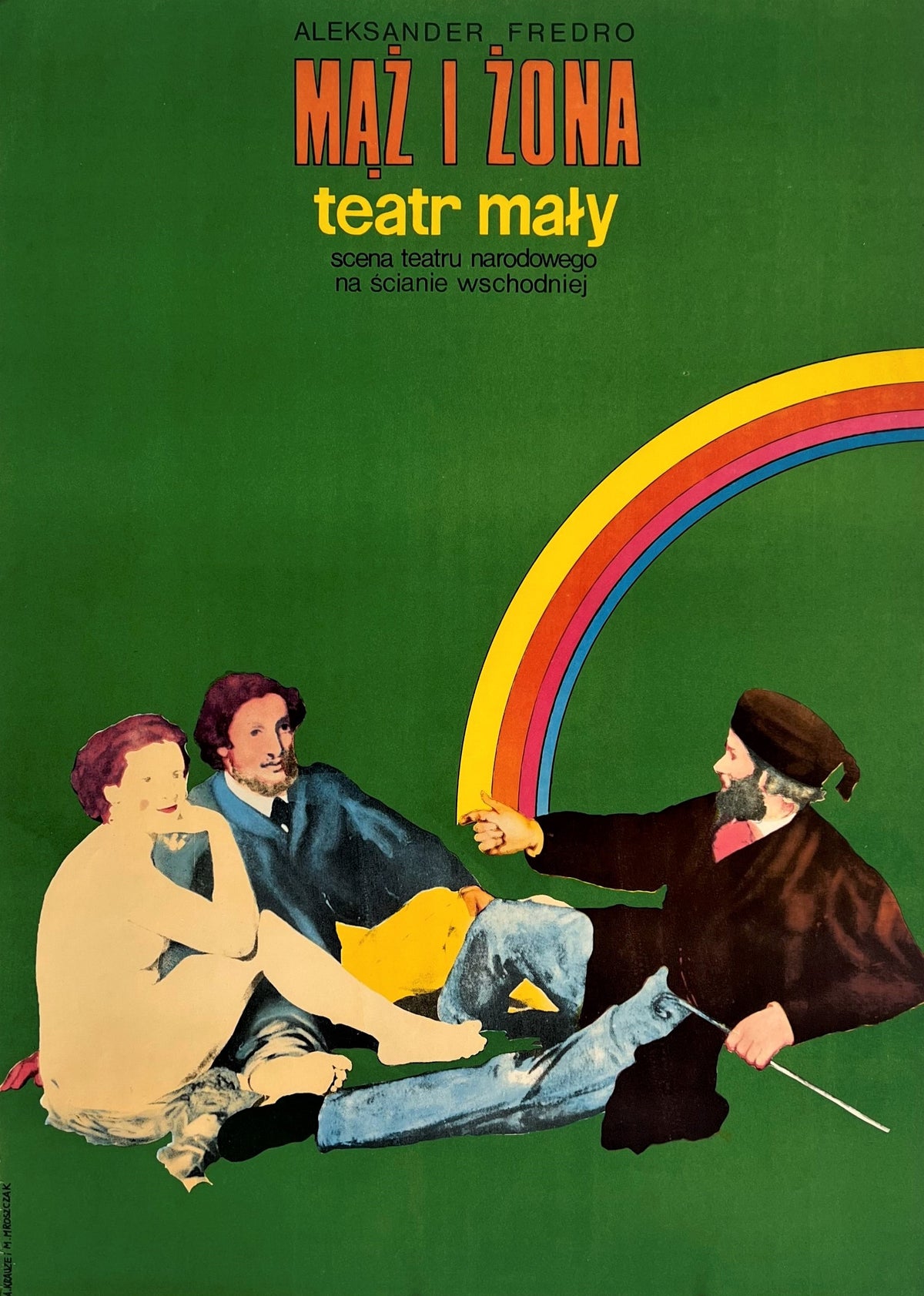 Maz I Zona- Teatr Maly - Authentic Vintage Poster