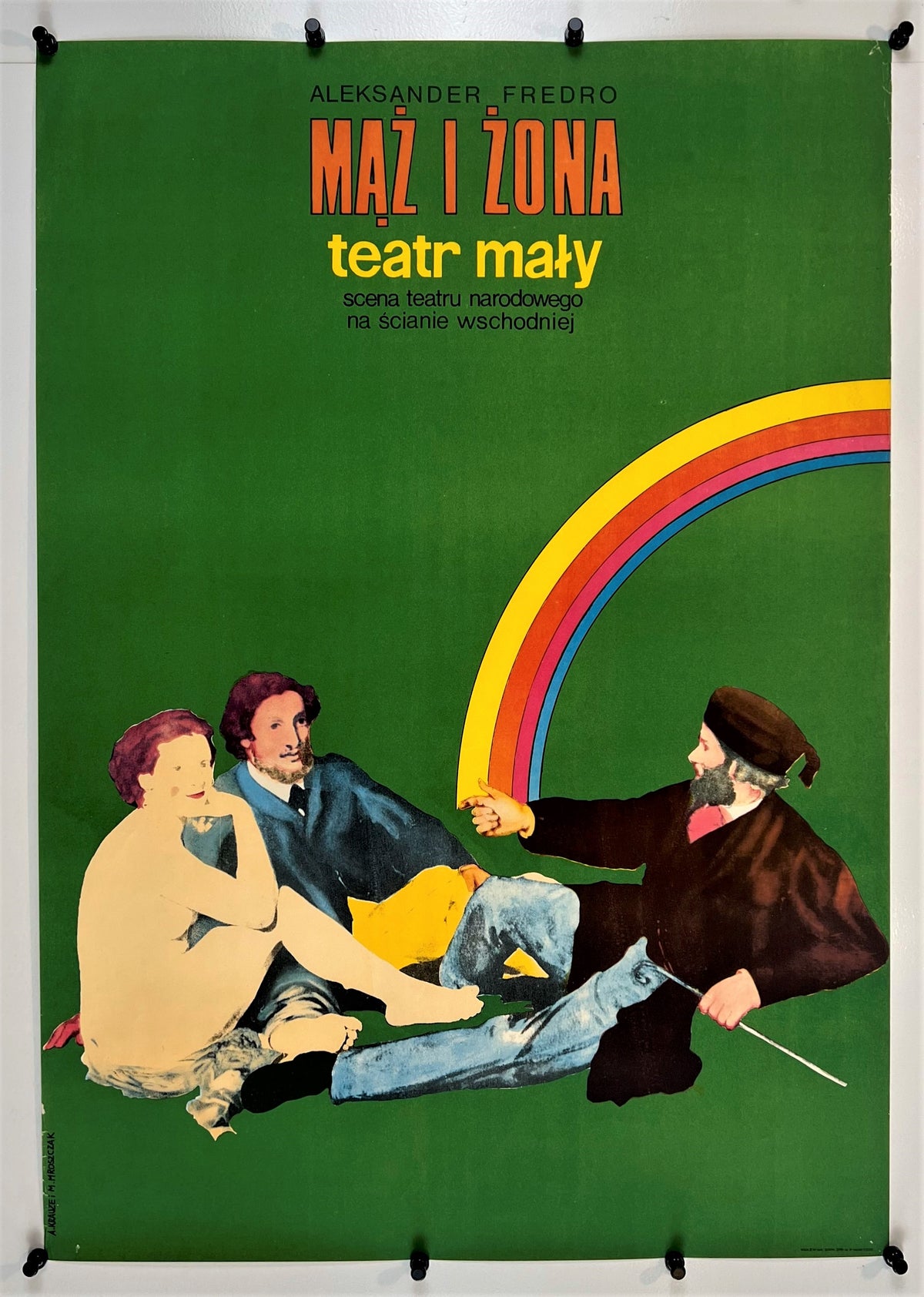 Maz I Zona- Teatr Maly - Authentic Vintage Poster