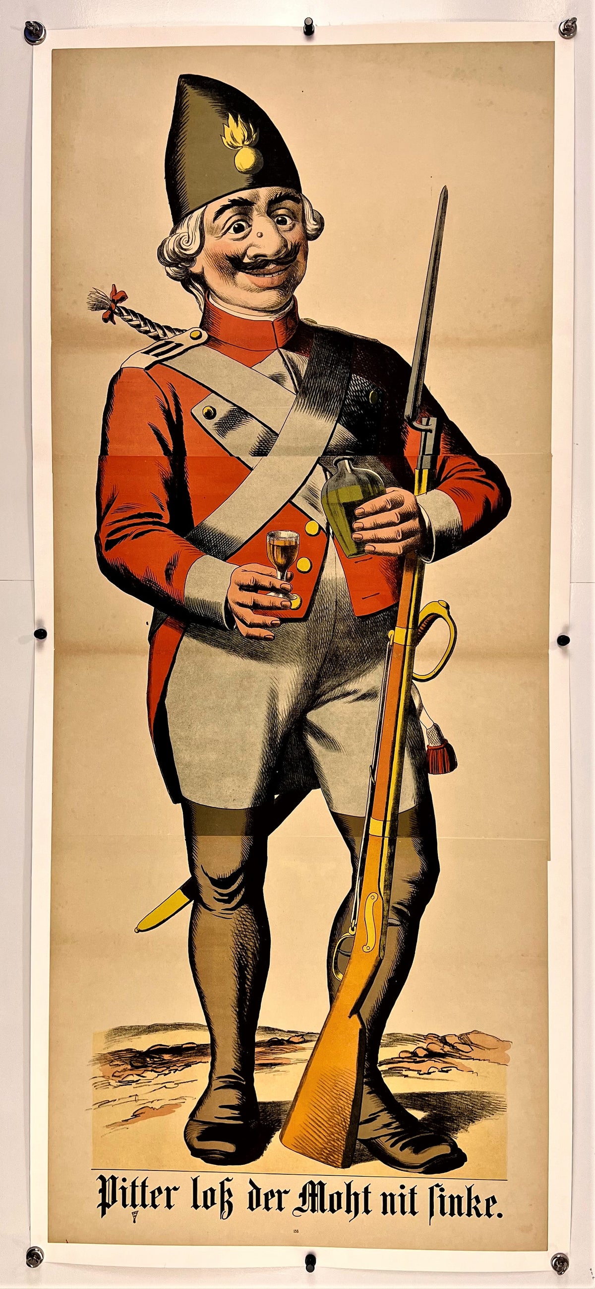 Wissembourg Soldier - Authentic Vintage Poster