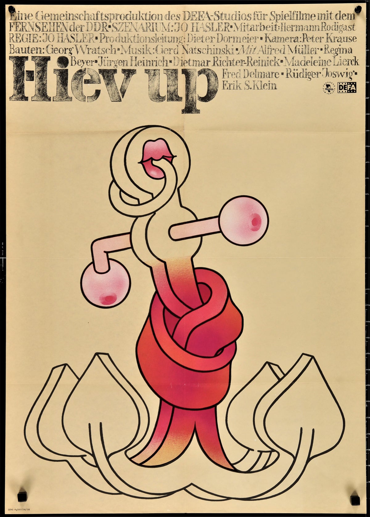 Hiev Up - German - Authentic Vintage Poster