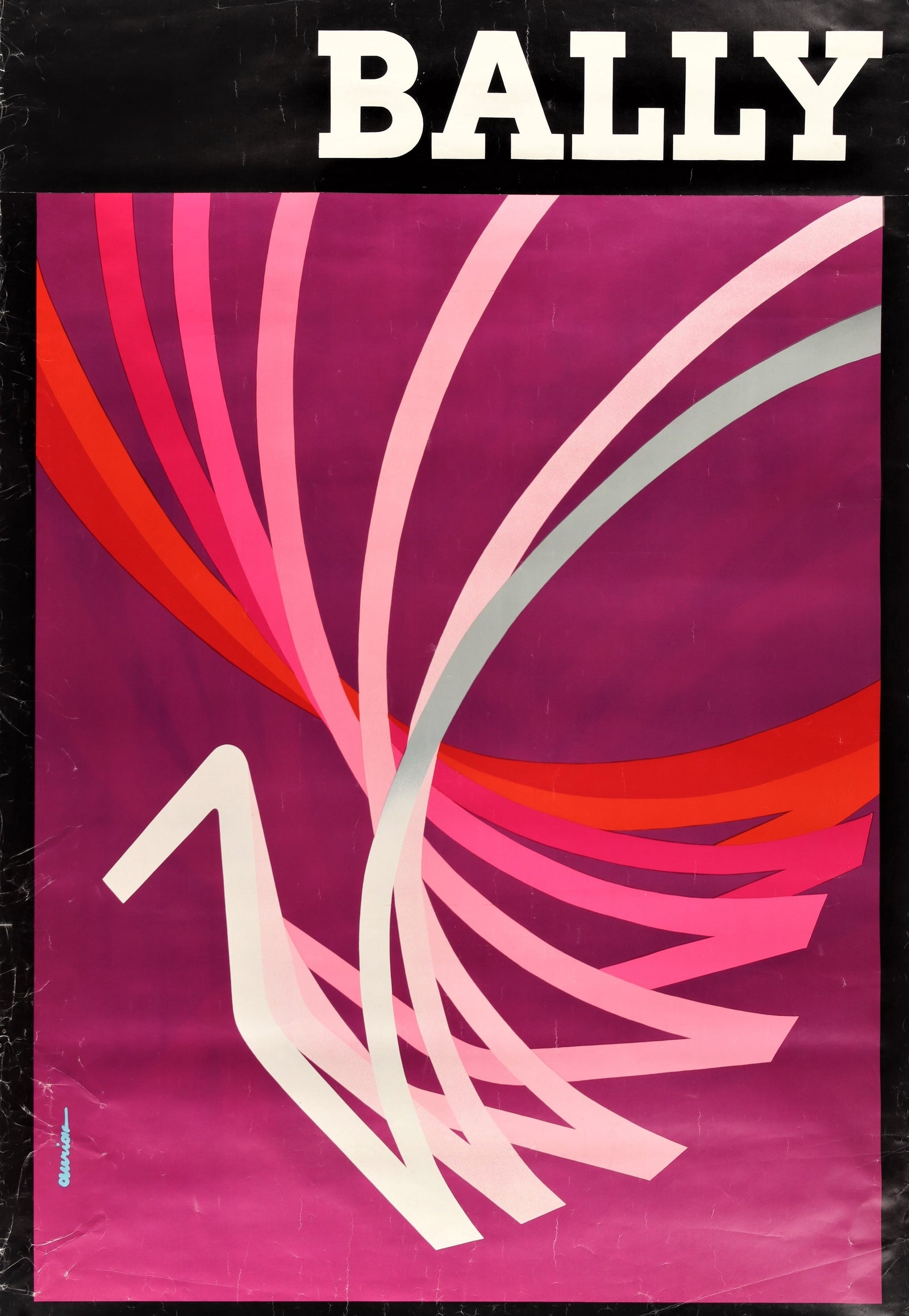 Bally Heels - Authentic Vintage Poster