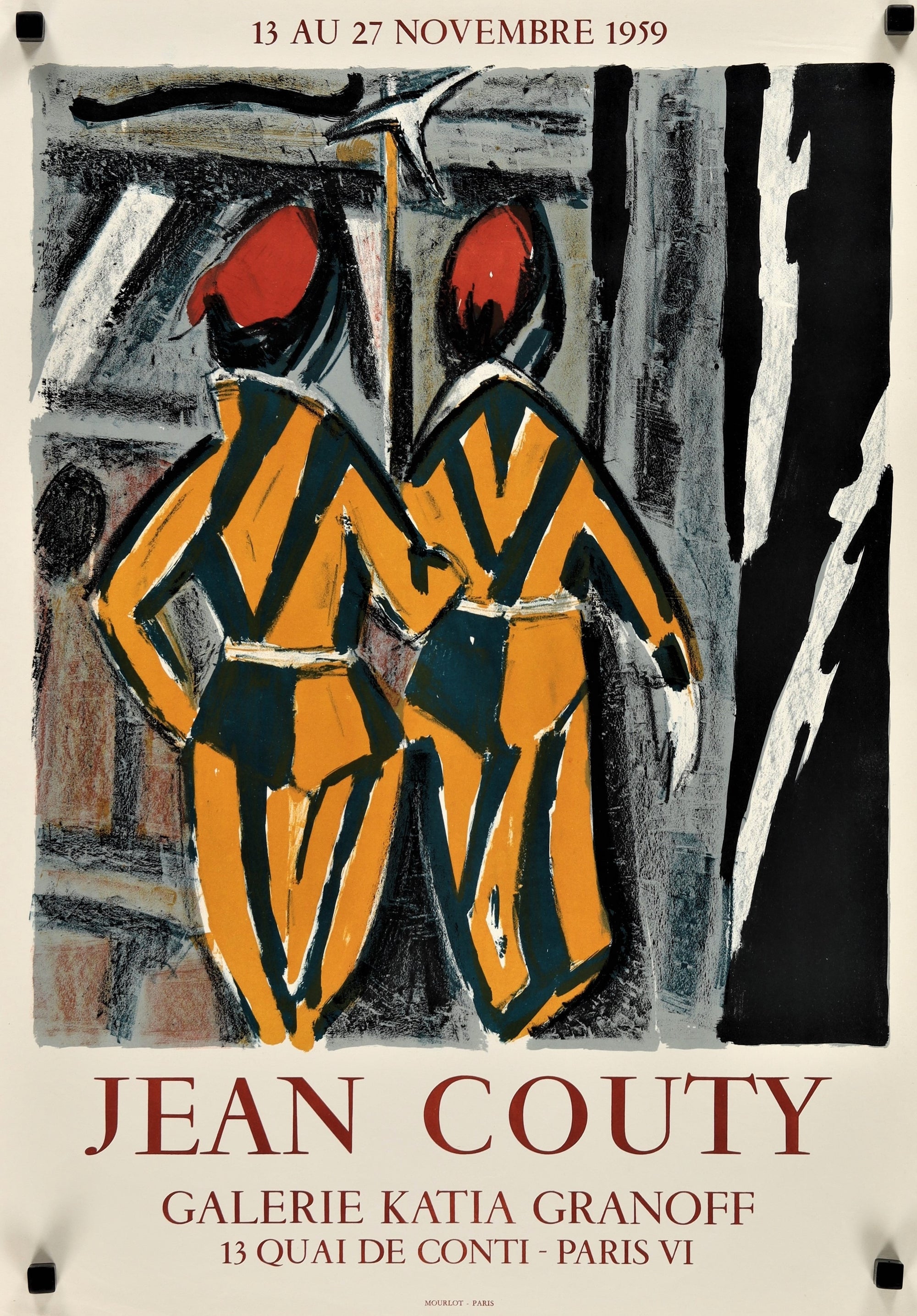 Jean Couty- Galerie Katia Granoff - Authentic Vintage Poster