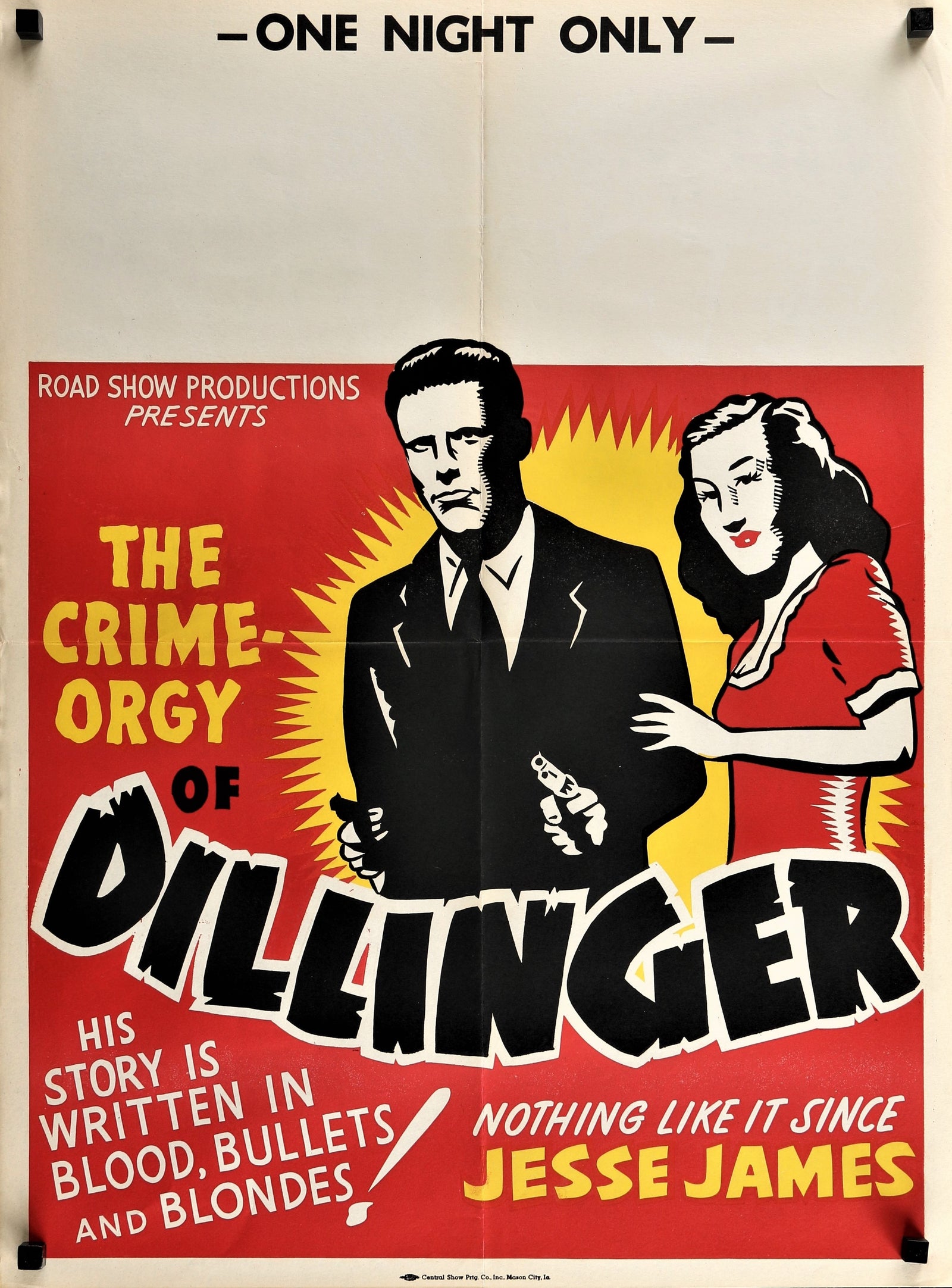 Dillinger - Authentic Vintage Poster
