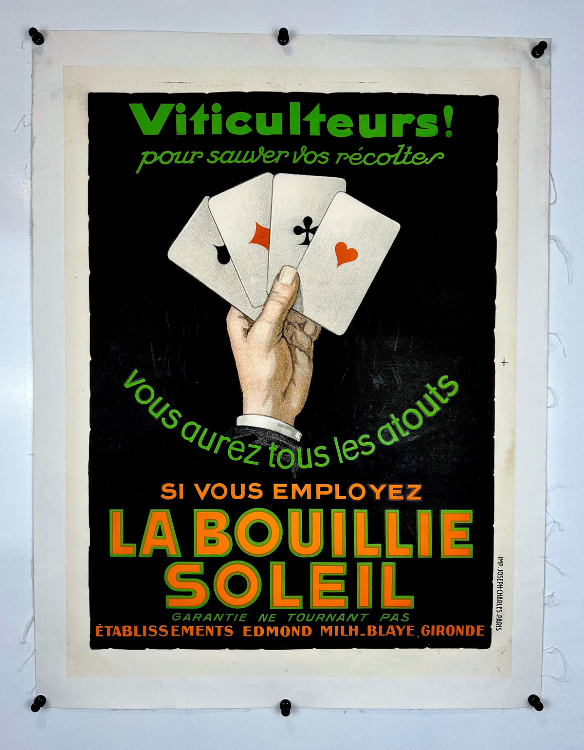 Viticulteurs - Authentic Vintage Posters, Prints, &amp; Visual Artwork