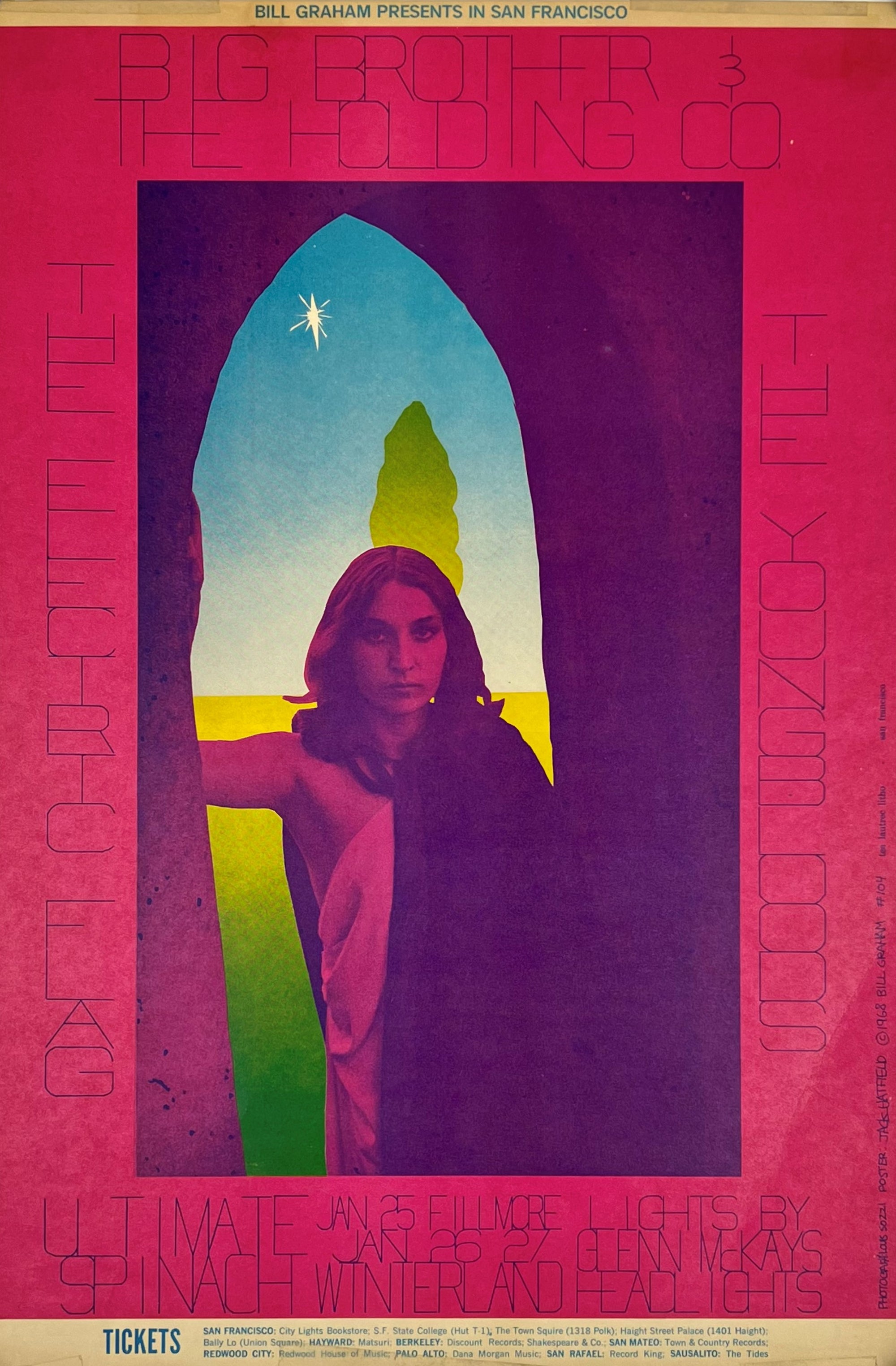 Big Brother Holding Company - Authentic Vintage Poster