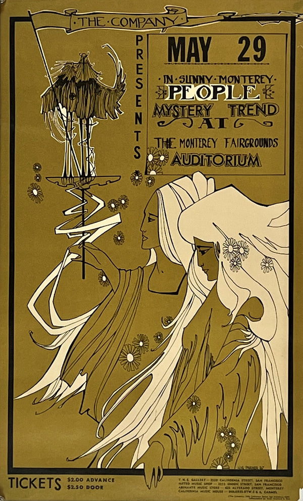Mystery Trend, People- Monterey Fairgrounds - Authentic Vintage Poster