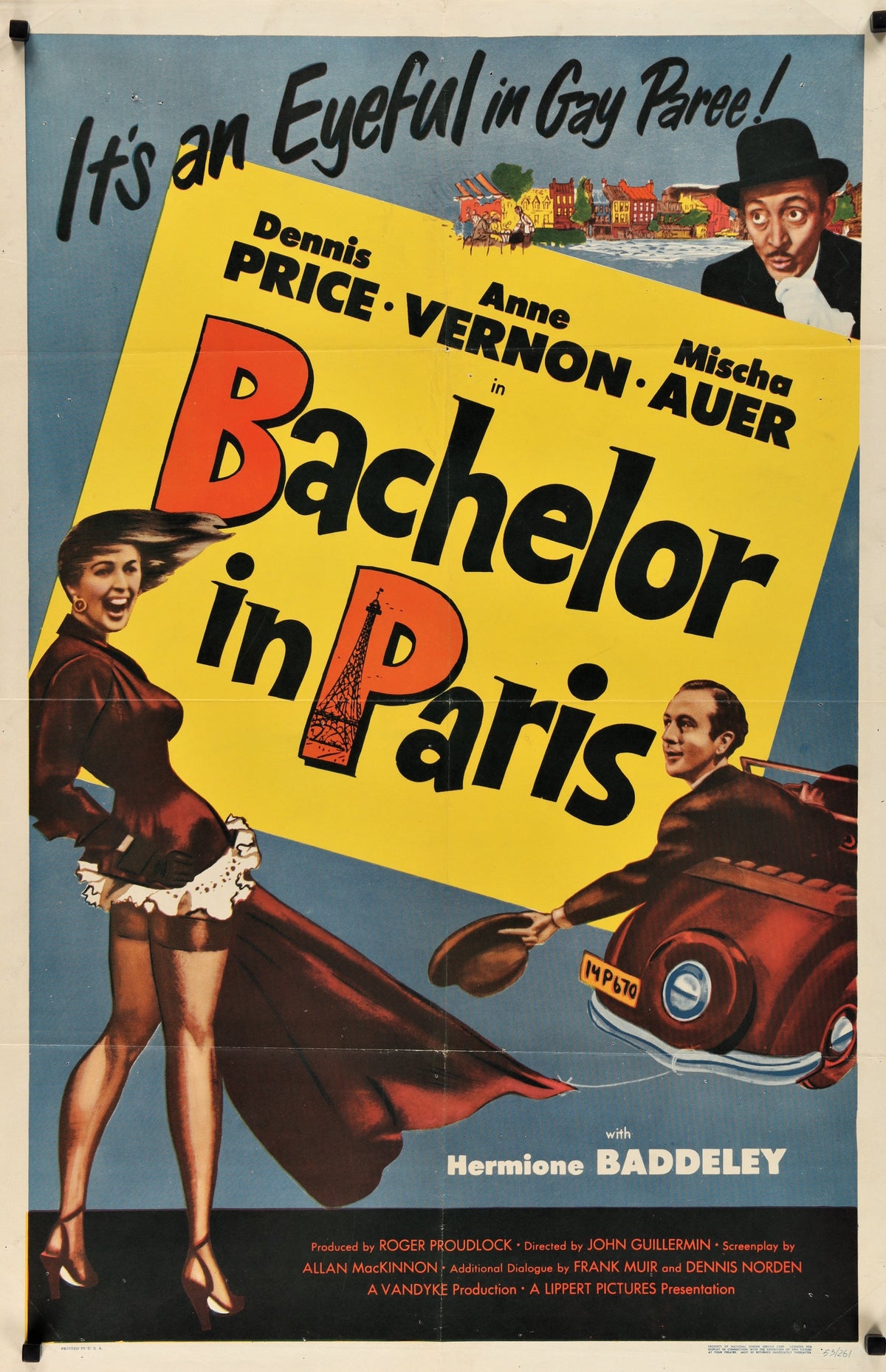 Bachelor in Paris - Authentic Vintage Poster