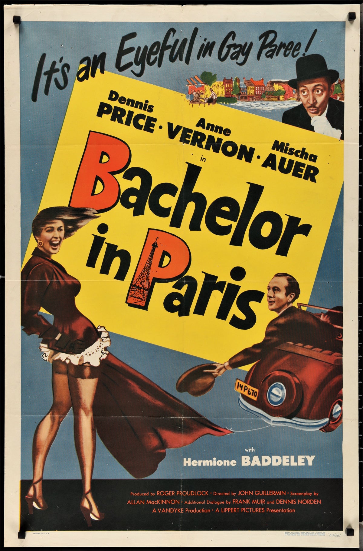 Bachelor in Paris - Authentic Vintage Poster