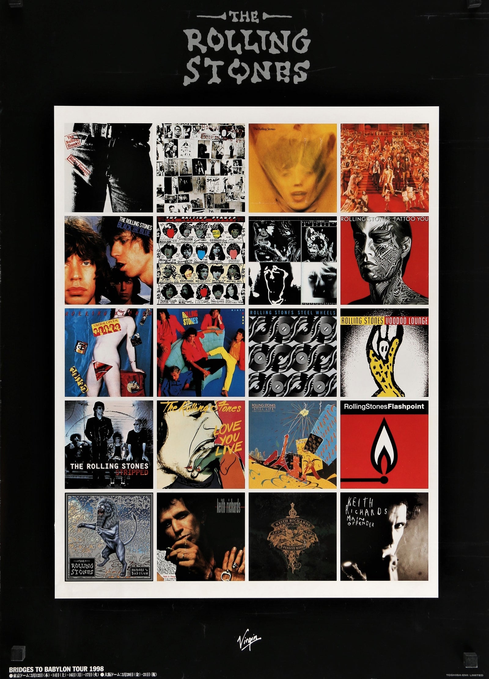 The Rolling Stones - Authentic Vintage Poster