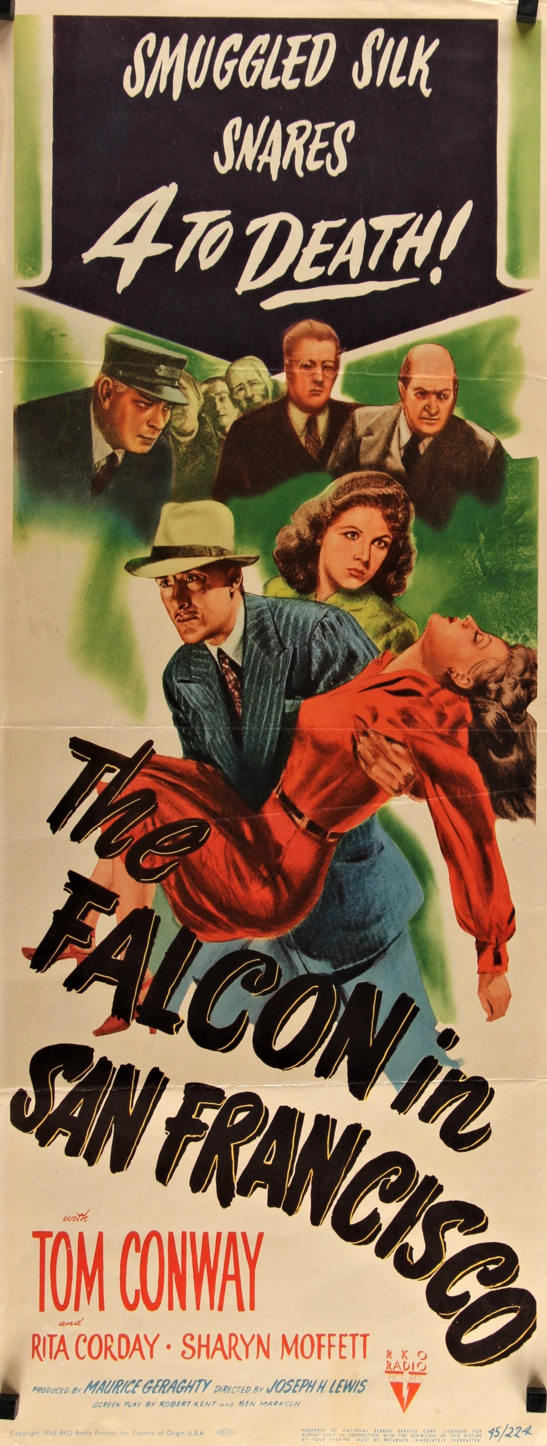 The Falcon of San Francisco - Authentic Vintage Poster