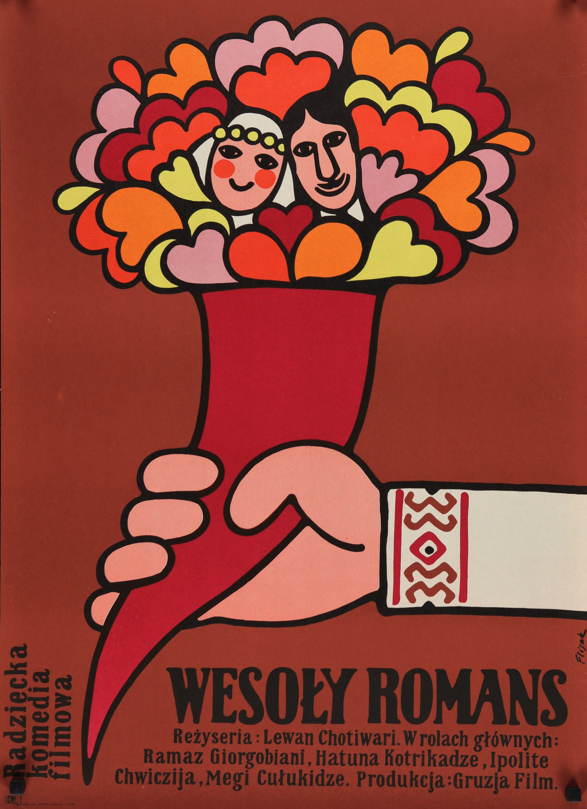 Happy Romance- Wesoly Romans - Authentic Vintage Poster